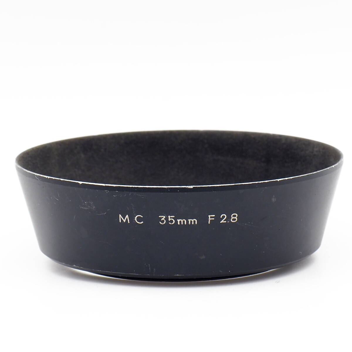 minolta Lens Hood METAL 52mm Screw-in for MC ROKKOR 35mm F2.8 JAPAN ミノルタ 旧ロゴ ロッコール メタルフード ヴィンテージ