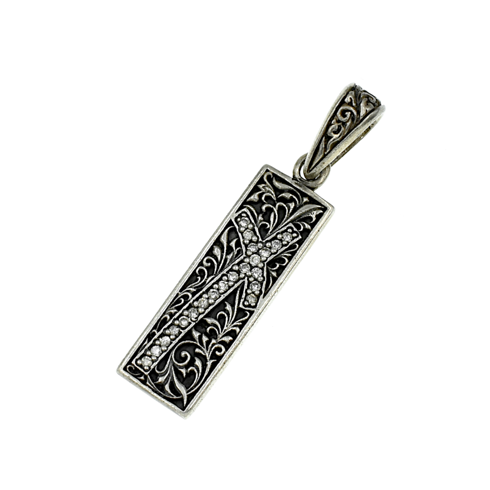 【A02656】ZOCALO ソカロ アイビー・クロス 2008 SV950 シルバー ネックレス ペンダントトップ