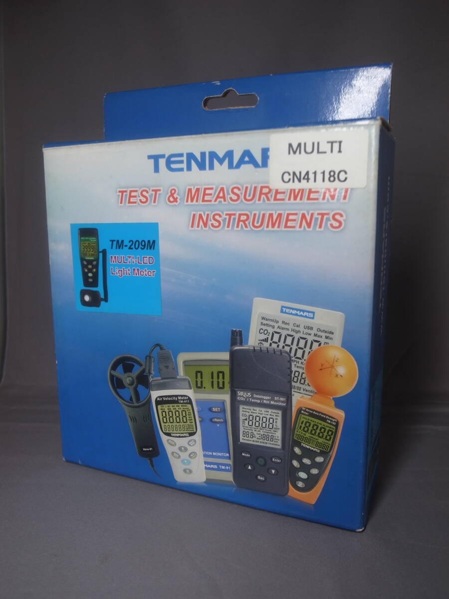 美品★Tenmars★照度計/LEDメーター★TM-209M★可視光源用/マルチ計測器