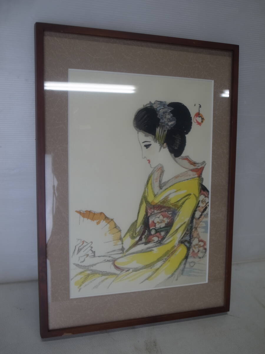 ★木版画★竹久 夢二★美人画/人物画★額装