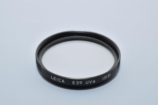 RU82★ライカ LEICA E39 UVa 13131 フィルター ブラック