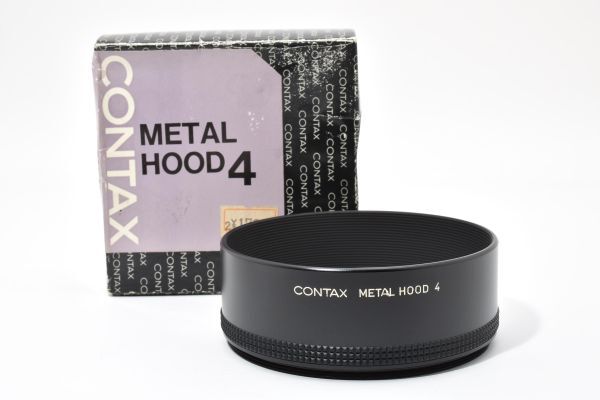 RU279★コンタックス CONTAX METAL HOOD 4 メタルフード 元箱