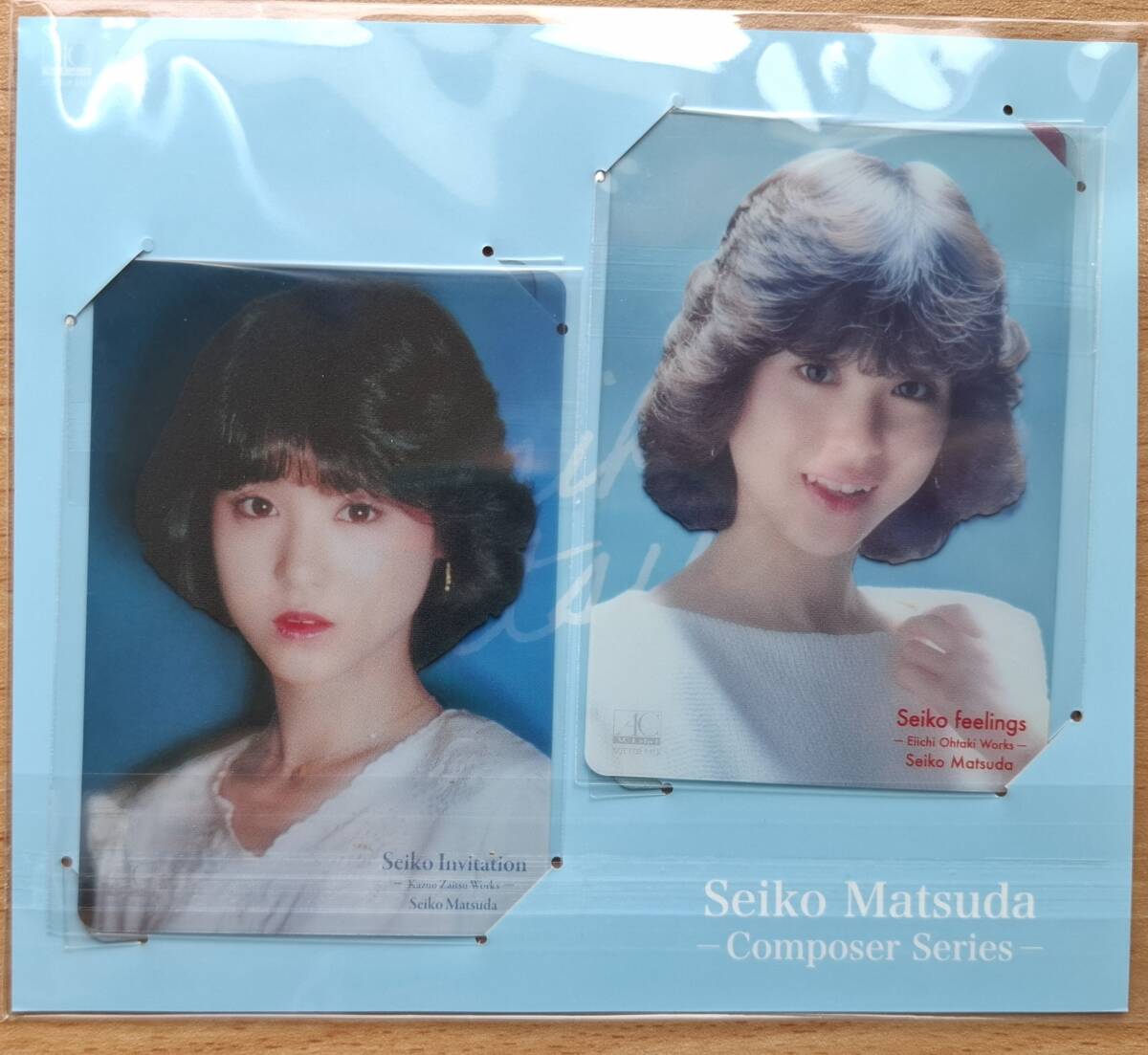 松田聖子　クリアカード　ステッカー　全種類　CD４枚セット　コンプリート