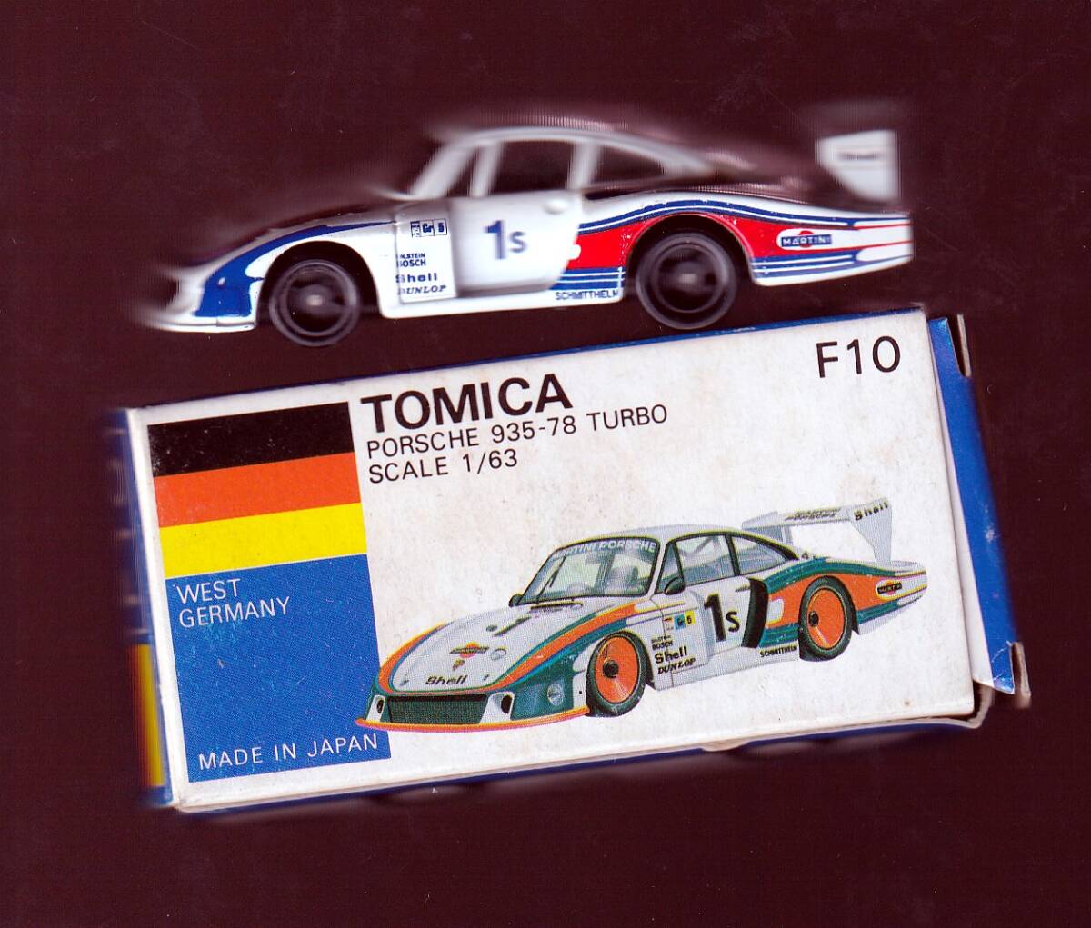 トミカ　青箱F10　ポルシェ935-78ターボ
