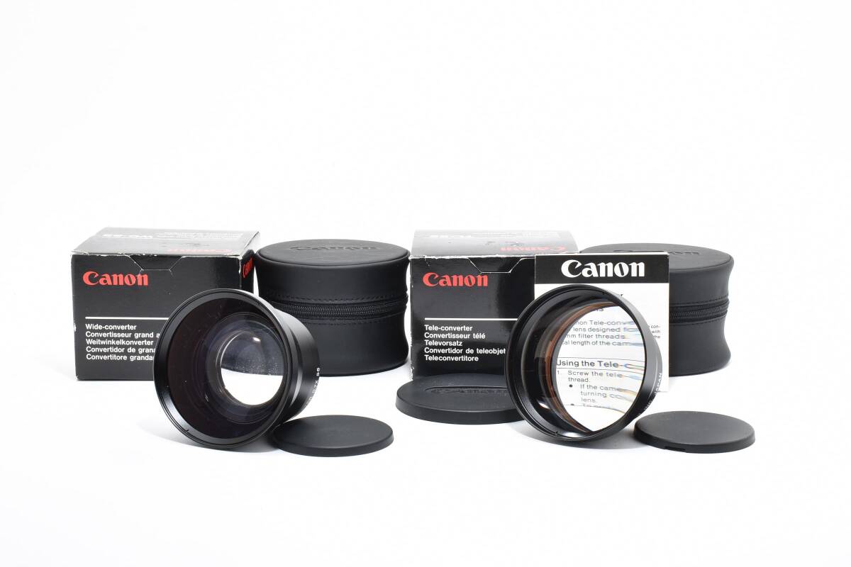 ★希少品★キヤノン CANON TL-55 WD-55 テレコン ワイコン セット #10794