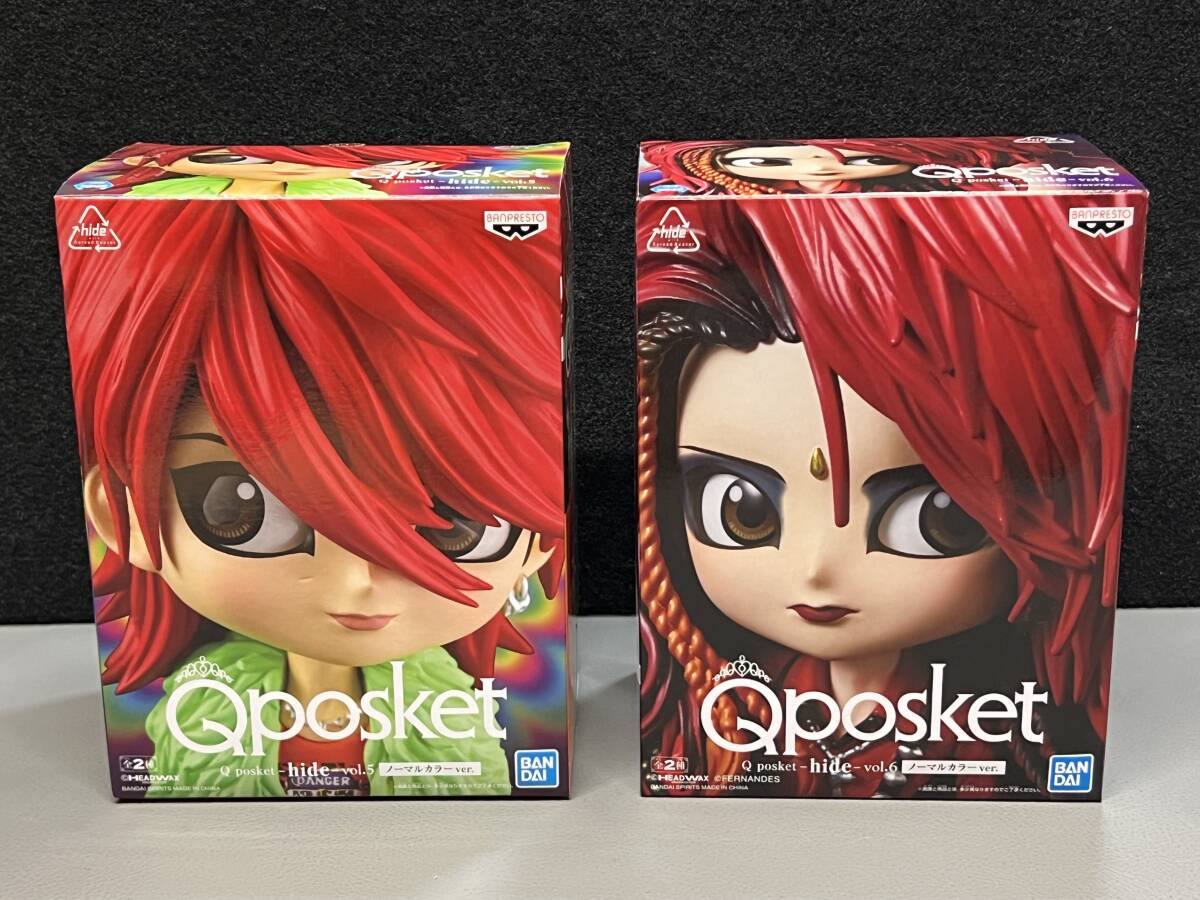 ★★Qposket hide★vol.5 & vol.6 ノーマルカラーver.★２体セット★X japan★★