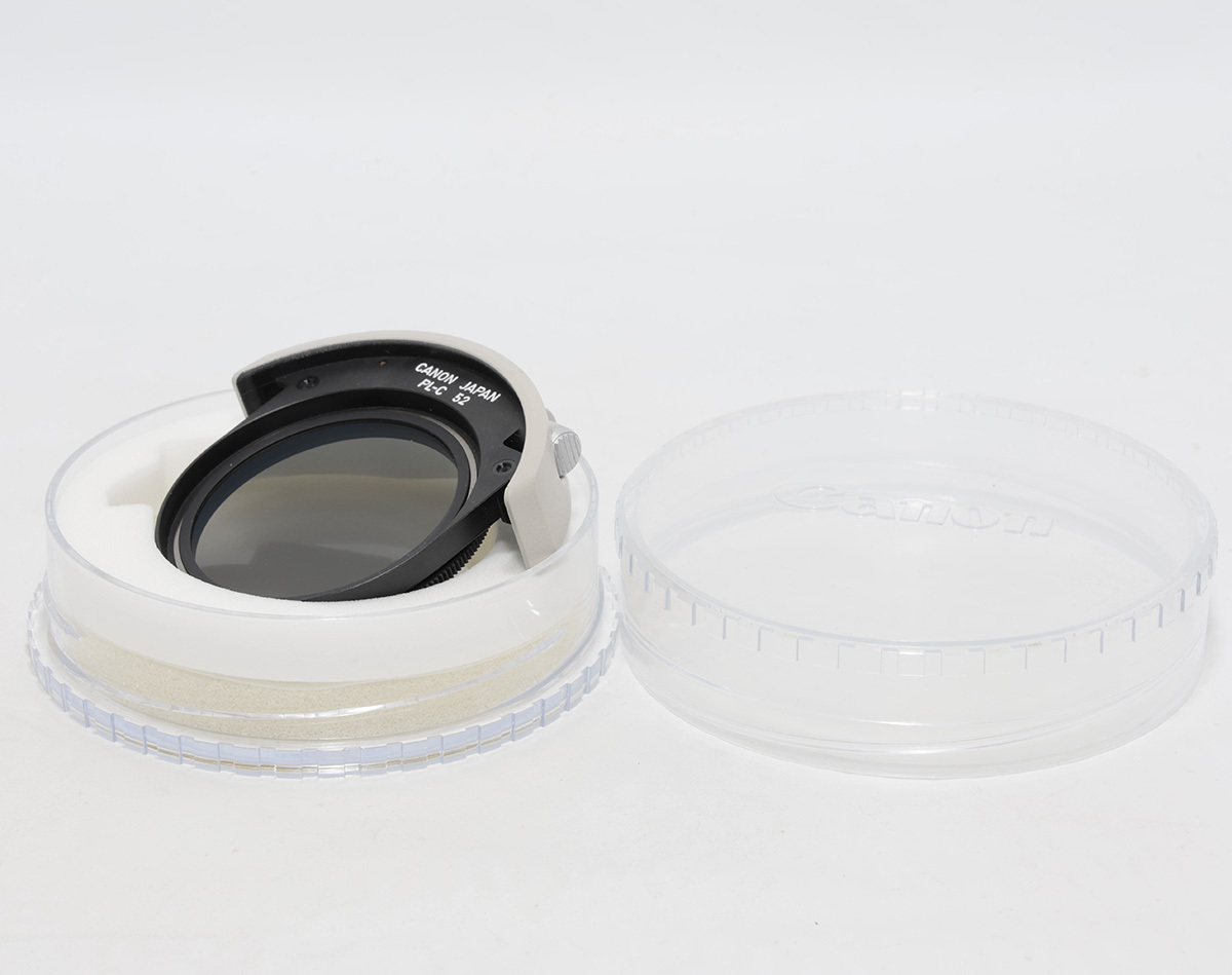 キヤノン 52mm ドロップイン円偏光フィルター PL-C52