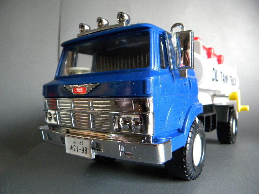 時物 ★★日野 タンクローリー 大型玩具 31㎝ 良好 !! ヨネザワ玩具 ホース出入 フリクション 旧車 トラック野郎★★未使用 デッドストック