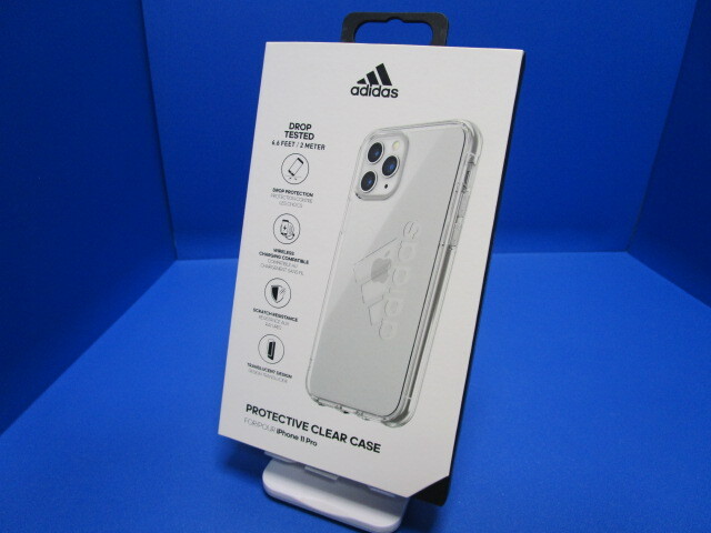 adidas Performance adidas アディダス iPhone 11 Pro ケース クリアケース アイフォン スマホケース 耐衝撃 ビッグ ロゴ クリアカラー ★