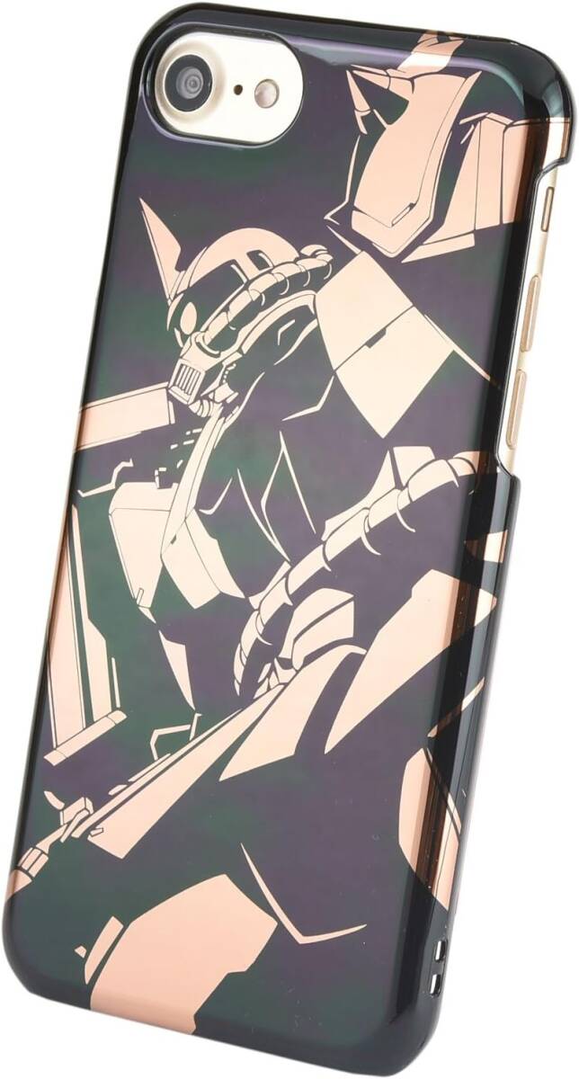 グルマンディーズ 機動戦士ガンダム シャア専用 ザク 赤い彗星 ケース iPhone SE (第3・2世代) / 8 7 メタリック鏡面仕上げ シャアザク★w