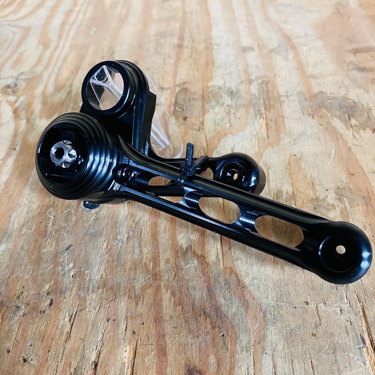 ◯ 【未使用】RIDEA BROMPTON用 テンショナー 2.6速対応 ブラック アルミ削り出し ブロンプトン リディア