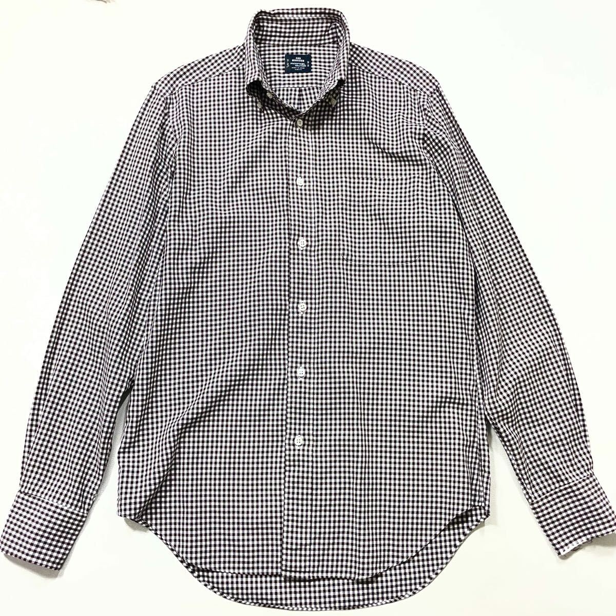 69 Maker's Shirt 鎌倉 メーカーズシャツ カマクラ 400 MADISON SLIM FIT チェック 長袖 ボタンダウン シャツ 日本製 ビジネス 51223Q