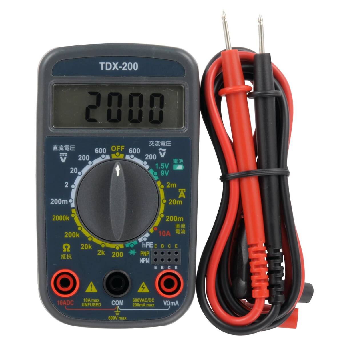 デジタルマルチテスター TDX-200