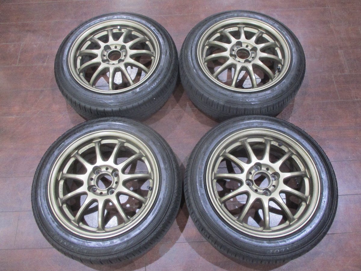美品中古★WORK EMOTION 11R 15インチ タイヤ＆ホイール4本セット★バリ山2025年製ダンロップ165/60R15★100/4穴/6J/+44/60Φ★デリカD2等