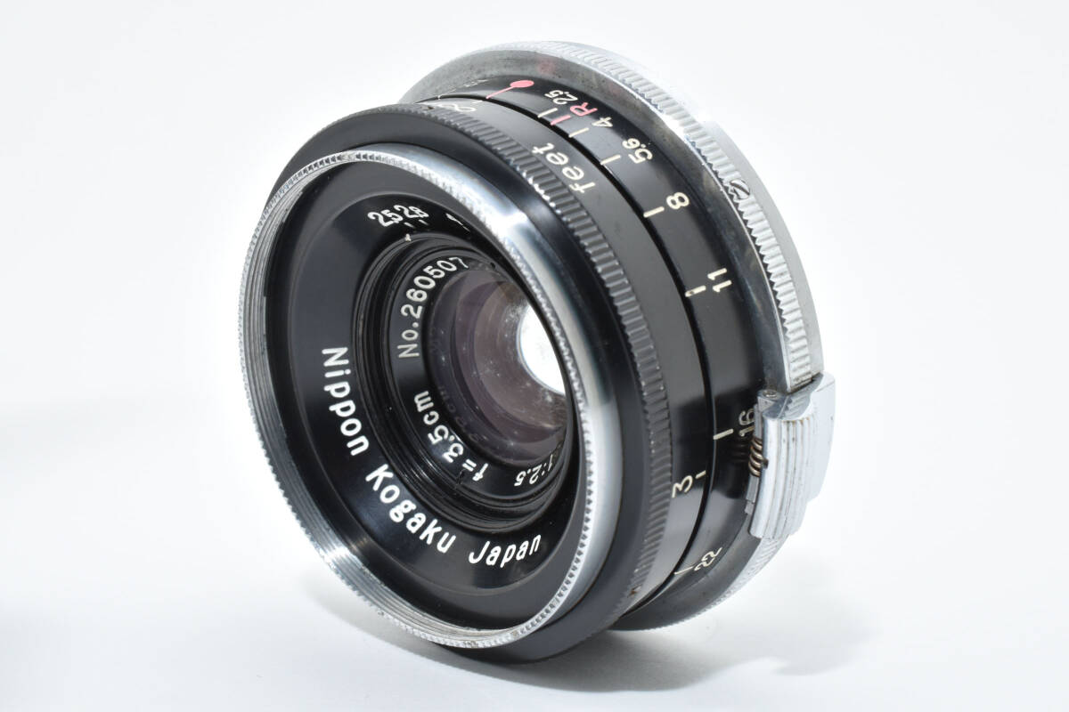 Nikon ニコン W-NIKKOR.C 35mm F2.5 ブラック Sマウント カメラレンズ マニュアルフォーカス