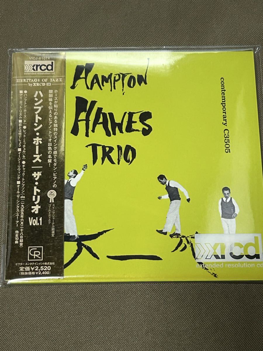 送料無料！レア盤★金帯高音質xrcd紙ジャケHAMPTON HAWESハンプトン・ホーズ「ザ・トリオVOL.1」