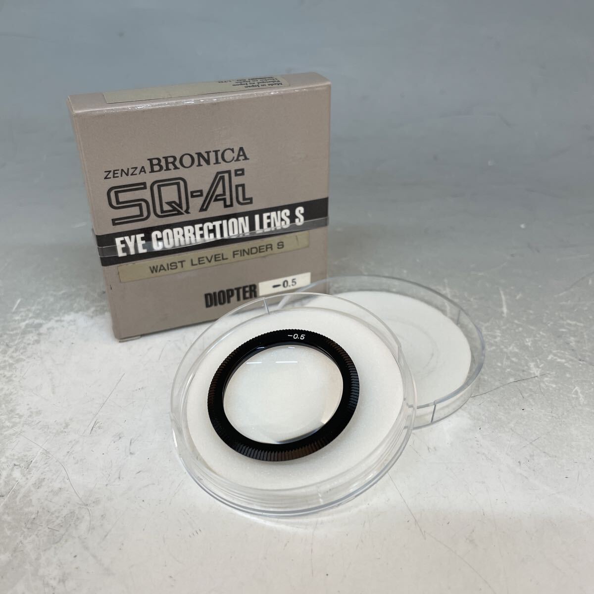 未使用品/返品不可 ZENZA BRONICA SQ-Ai EYE CORRECTION LENS S WAIST LEVEL FINDER S #j02746 j3