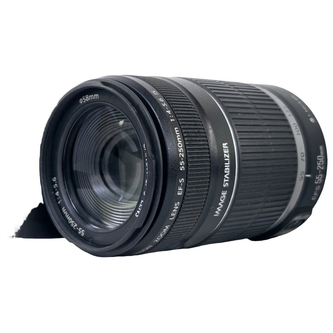 【美品】 CANON キャノン EF-S 55-250mm F4-5.6 IS #20803