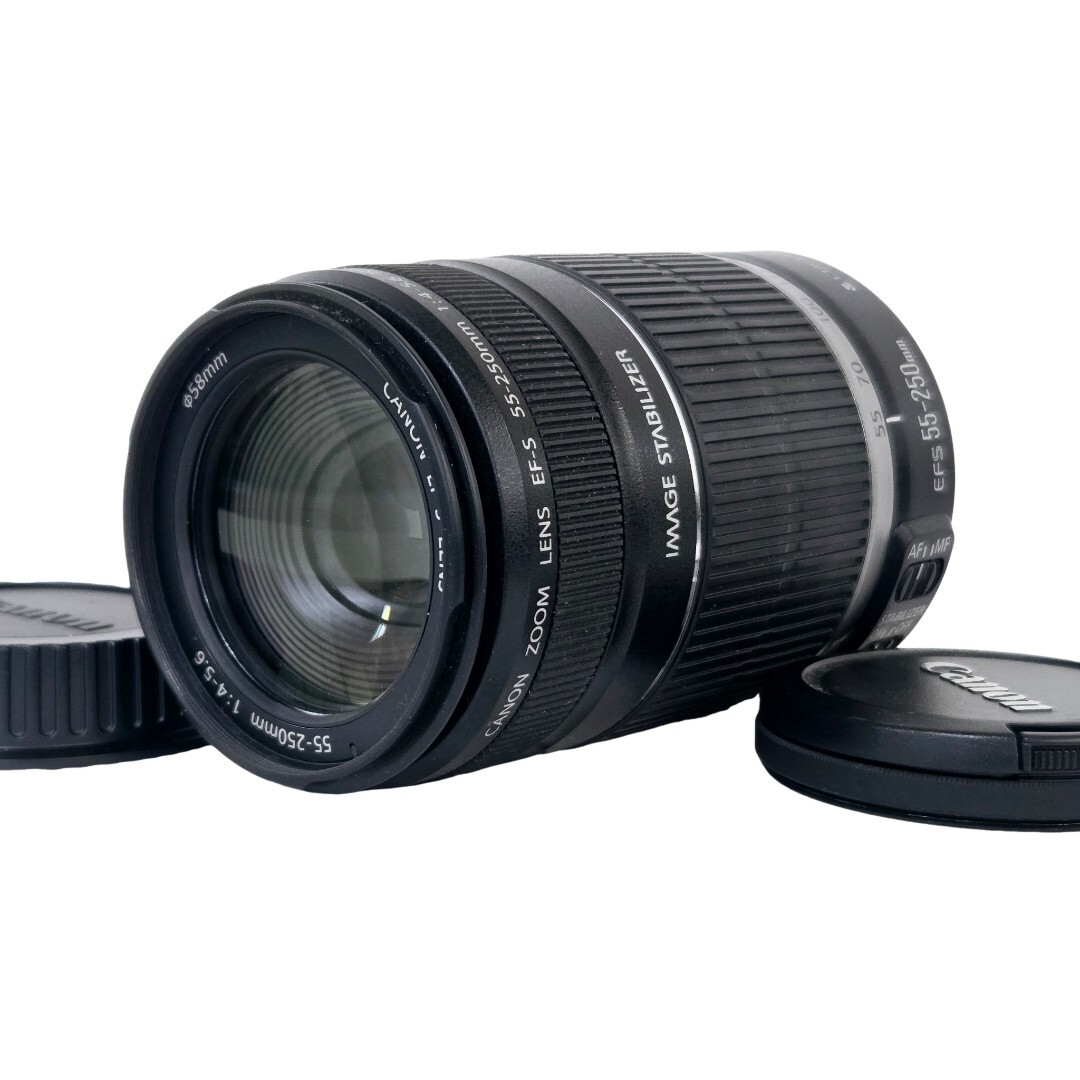 【美品】 CANON キャノン EF-S 55-250mm F4-5.6 IS #20615