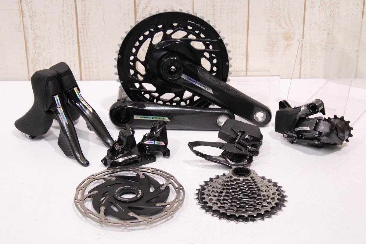 ★SRAM スラム FOECE D2 2x12s etap AXS 電動変速 油圧式ブレーキ グループセット 165mm / 48-35T 美品