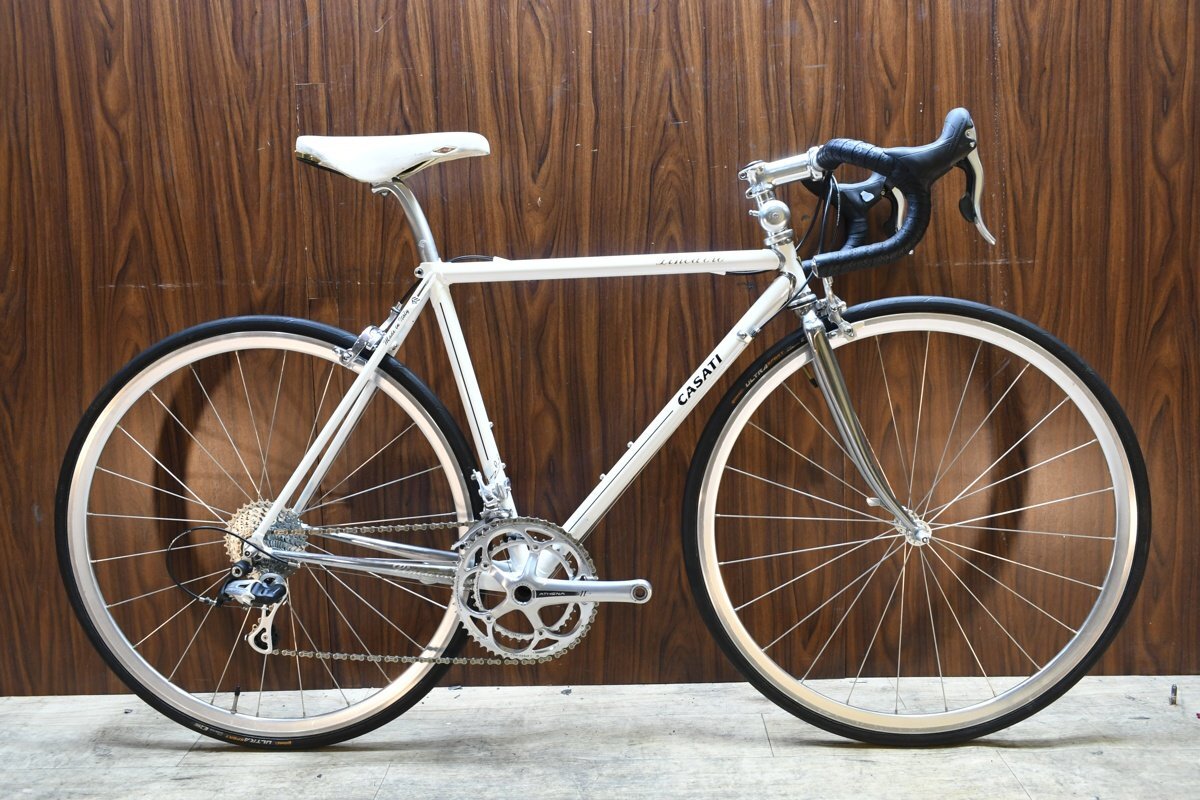 ■CASATI LINEA ORO カザーティー クロモリロード CAMPAGNOLO CENTAUR MIX 2X11S サイズ48 2007年モデル 美品