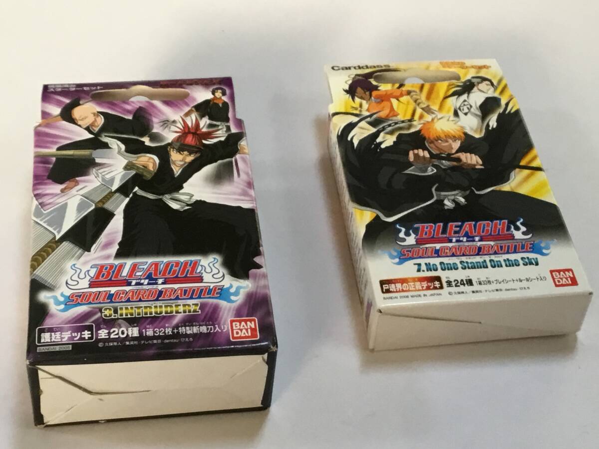 ラスト!!未開封保存★美品■バンダイ カードダス ブリーチ BLEACH 〜ソウルカードバトル〜 構築済みスターターセット【2BOXセット】