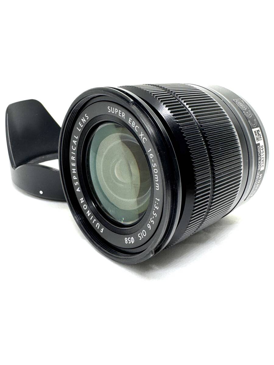 ★良品★FUJIFILM フジフイルム フジフィルム FUJINON SUPER EBC XC 16-50mm F3.5-5.6 OIS ブラック★　#382