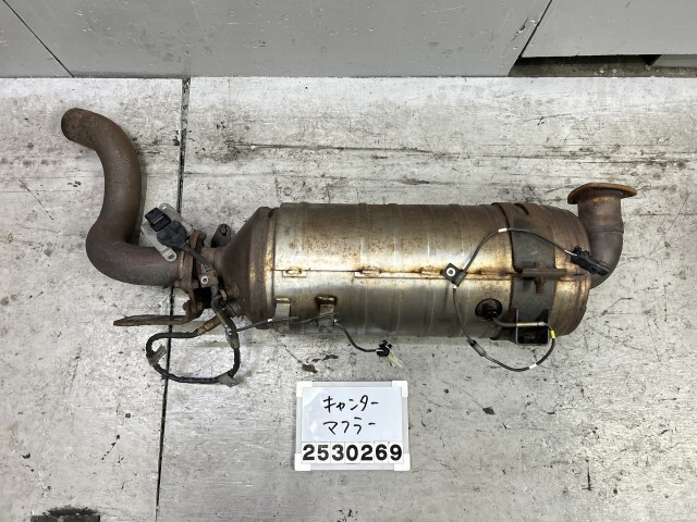 キャンター FDA00 リアマフラー 純正 リア 4P10 Nox センサー付 標準 ブルーテック ロング全低床 1.5T 1F 017132