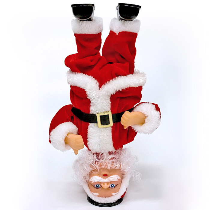 ブレイクダンスサンタ クリスマス ムービングトイ おもちゃ