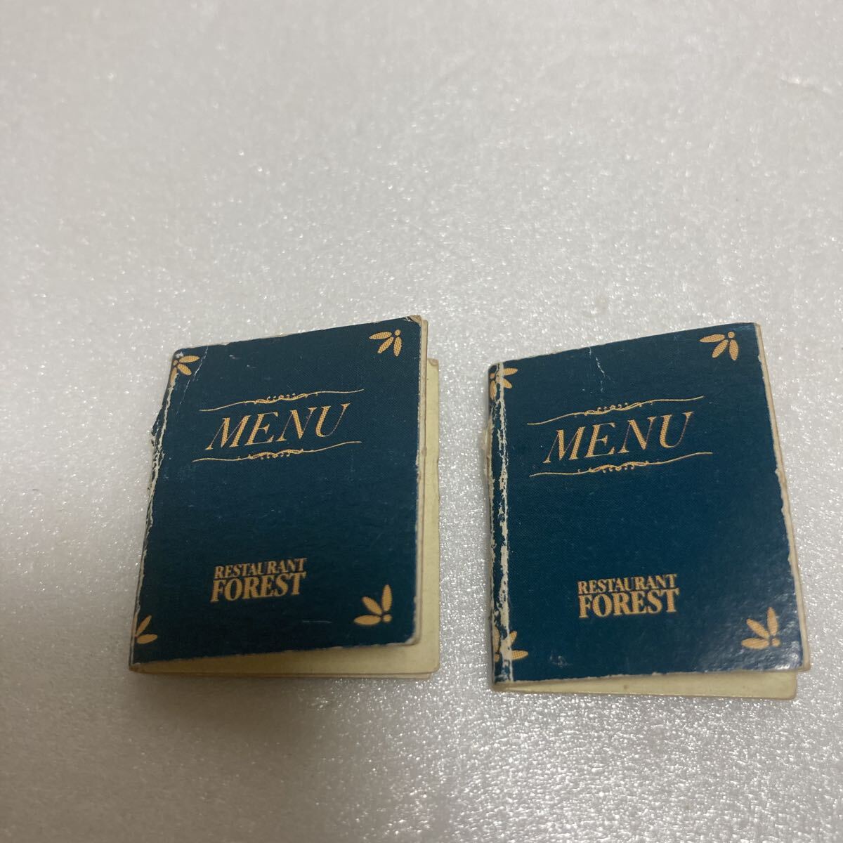 シルバニアファミリー　森のレストラン　メニュー表