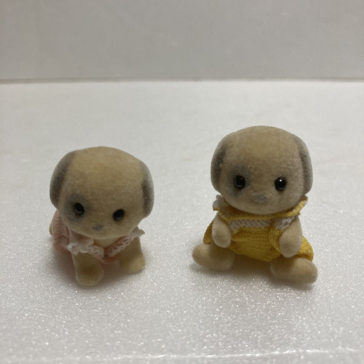 シルバニアファミリー　 アイボリーイヌ　赤ちゃん　ふたご