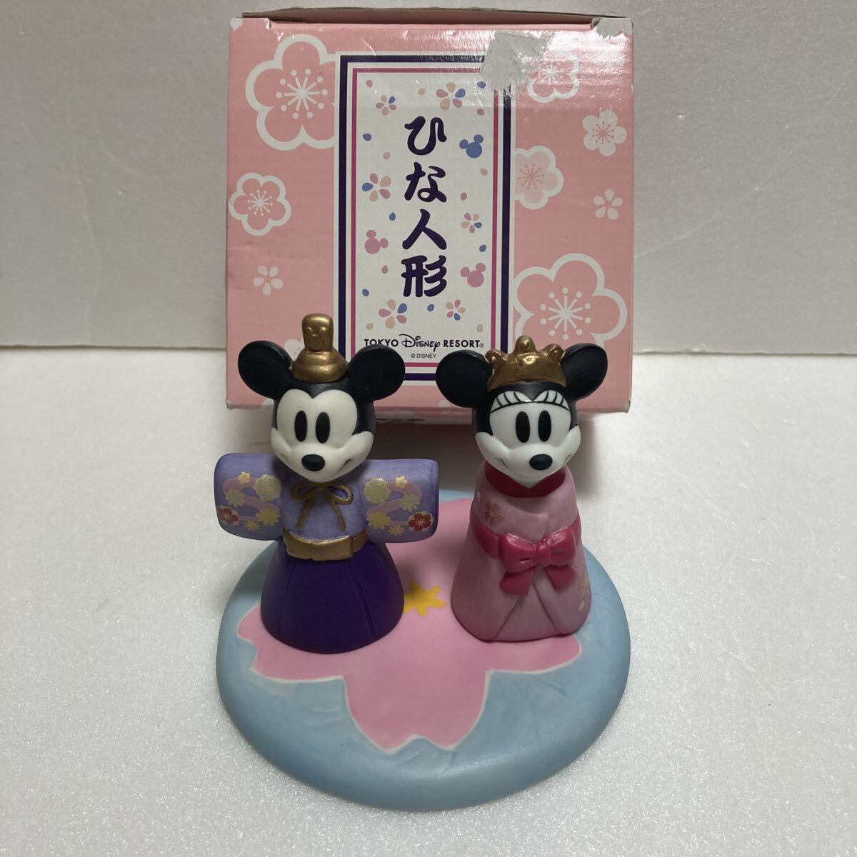 ディズニー　 ミッキー　 ミニー　 ひな人形　陶器