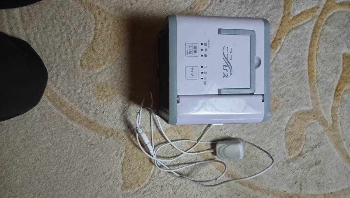 shop Japan　ショップジャパン　ここひえ 　R２　パーソナルクーラー 　冷風機　フィルター新品１個付き　