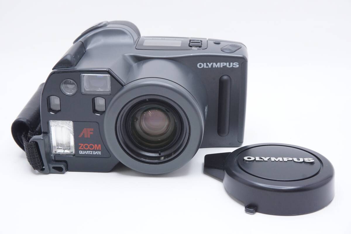 ▽OLYMPUS オリンパス IZM330 AF ZOOM QUARTZDATE コンパクトフィルムカメラ(レンズキャップ付) 訳あり