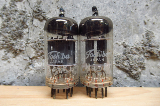 Toshiba 東芝 Hi-Fi 12AX7A 真空管 2本セット 現状品 管理7k1212Q-I6