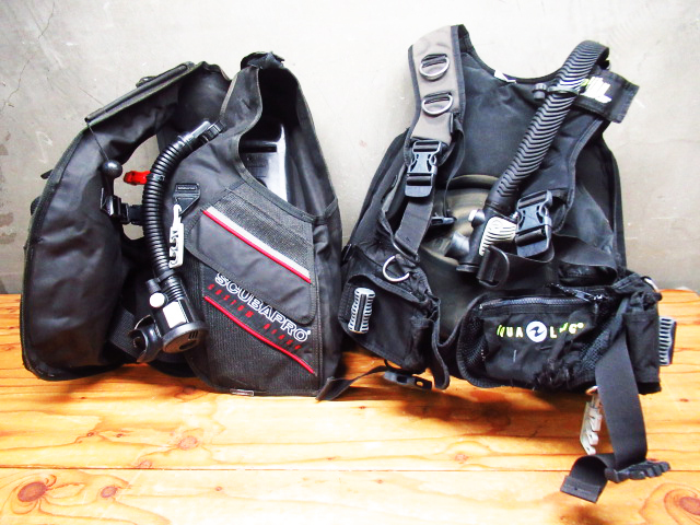 2点セット ジャンク BCジャケット Sサイズ SCUBAPRO スキューバプロ AQUALNG アクアラング ダイビング 現状品 管理7S1201E-C2