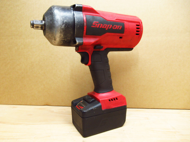 動作品 Snap-on スナップオン CT9080 コードレス 充電式インパクトレンチ 1/2 18V 工具 管理7k1208H-I2