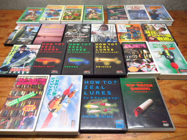 釣り ルアー DVD VHS ビデオ top water bassing / how to zeal lures 管理F1215b-C01