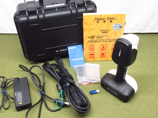 通電のみ確認 現状品 SCANTECH スキャンテック IREAL 2E 高性能3Dスキャナー ハンドヘルド 有線ハンディー型 2023年頃購入 管理7H1216H-C2