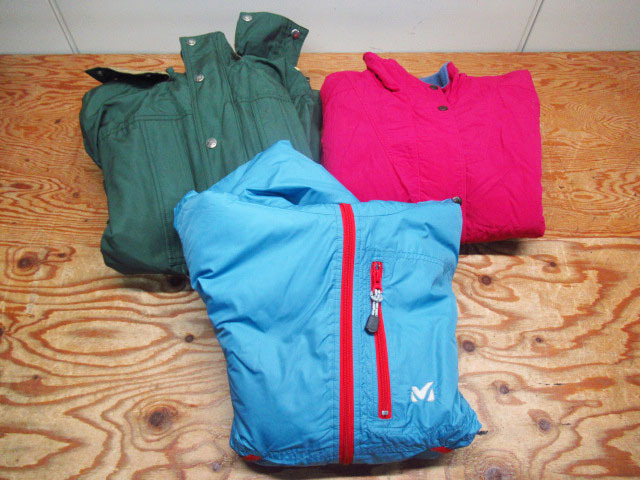 3点セット THE NORTH FACE ノースフェイス ジャケット Mサイズ W-Mサイズ / MILLET ミレー Sサイズ 管理7S1216C-B7