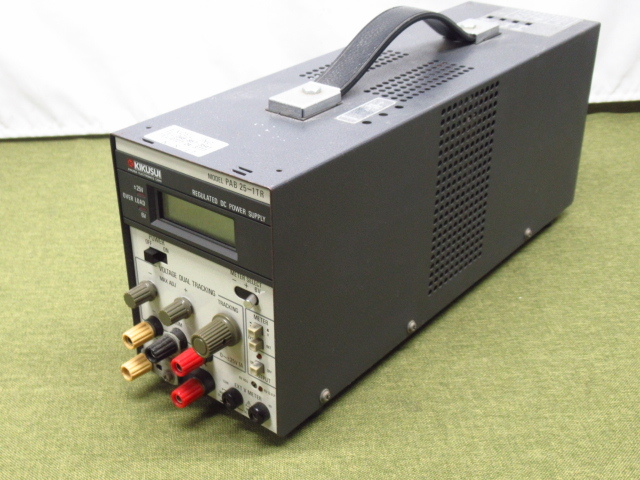 通電のみ確認 現状品 KIKUSUI キクスイ PAB 25-1TR 直流安定化電源 パワーサプライ 管理7H1216Q-B7