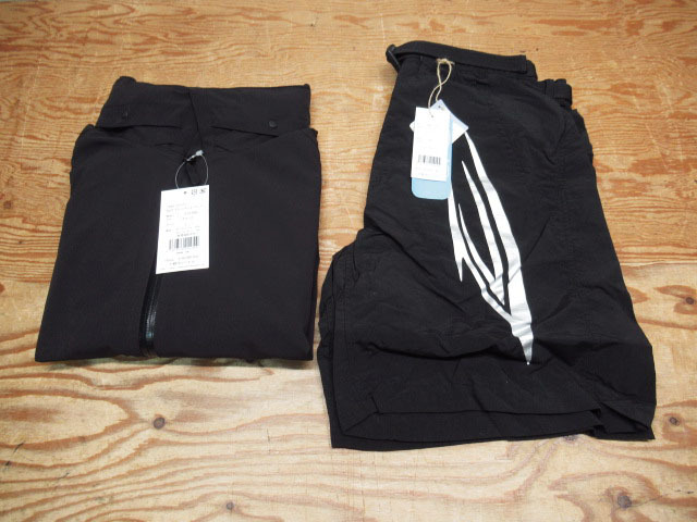 2点セット 未使用 SHIMOTSUKE シモツケ SMR-420TG MJB ストレッチショートレイン L / SMH-100 ハーフパンツ M 釣り 管理7S1224N-A3