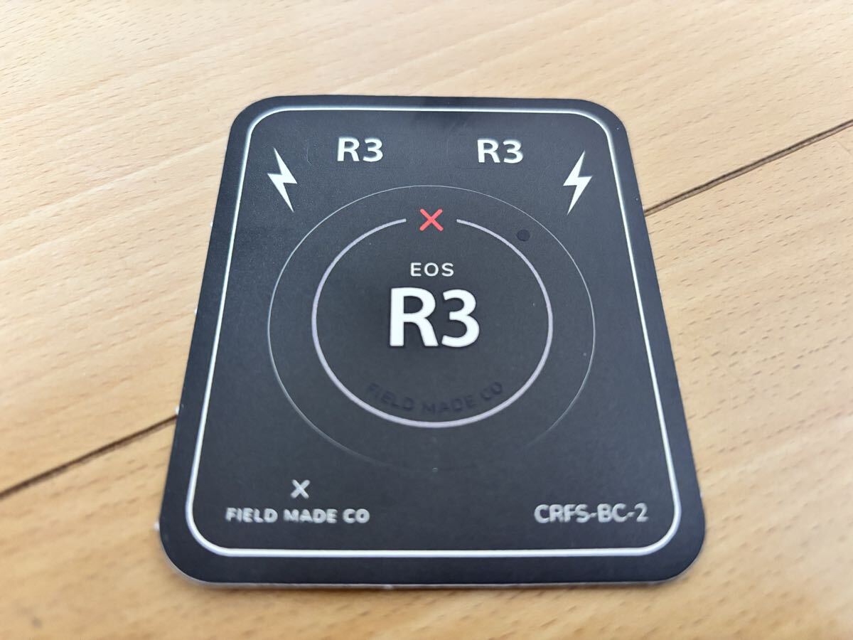 【新品未使用 / 送料無料】 FIELD MADE インジケーター ステッカー キヤノン Canon EOS R3 ボディキャップ用