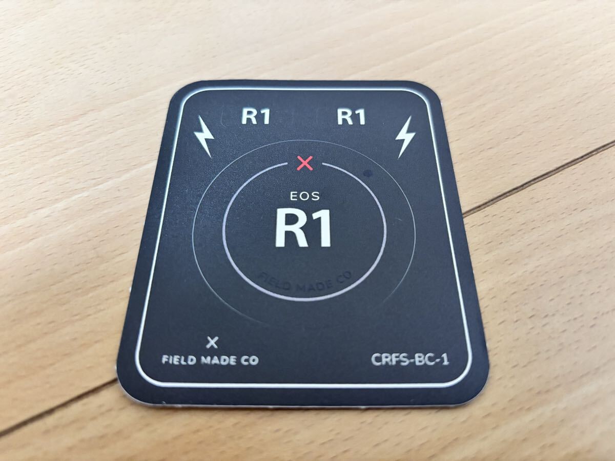 【新品未使用 / 送料無料】 FIELD MADE インジケーター ステッカー キヤノン Canon EOS R1 ボディキャップ用