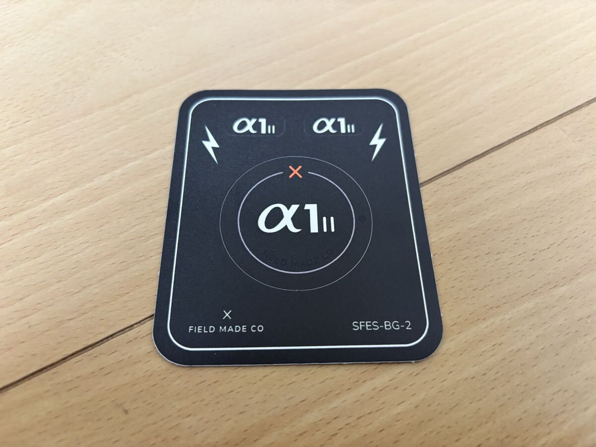 【新品未使用 / 送料無料】 FIELD MADE インジケーター ステッカー ソニー SONY α1 Ⅱ ボディキャップ用