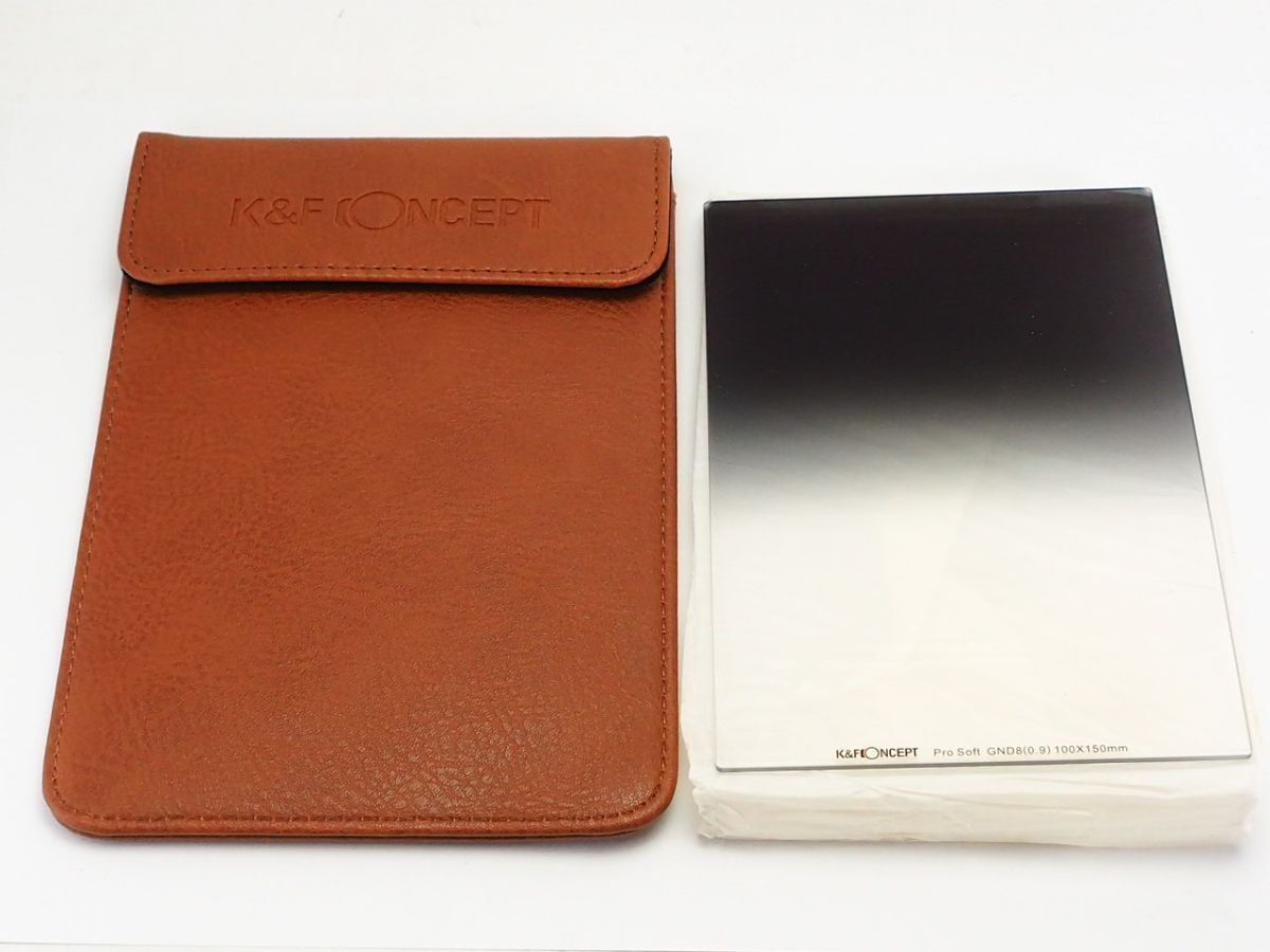 ★衝撃の極上美品★ K&F CONCEPT PRO SOFT GND 8（0.9）100X150mm ソフトグラデーション ★ケース付き #Z1276