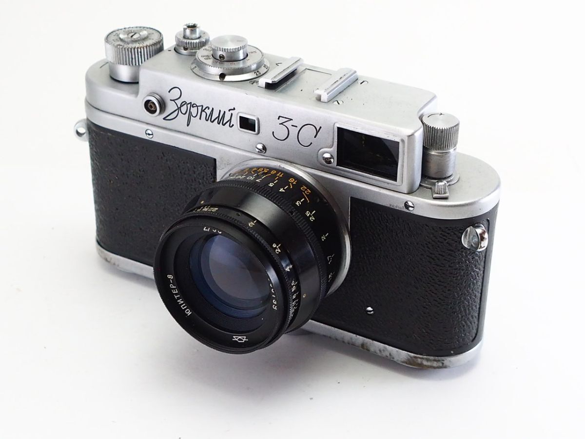 ★訳あり実用品★ ゾルキー ZORKI 3-C ボディ JUPITER-8 50mm F2 レンズセット ★シャッターOK！ #Z1395