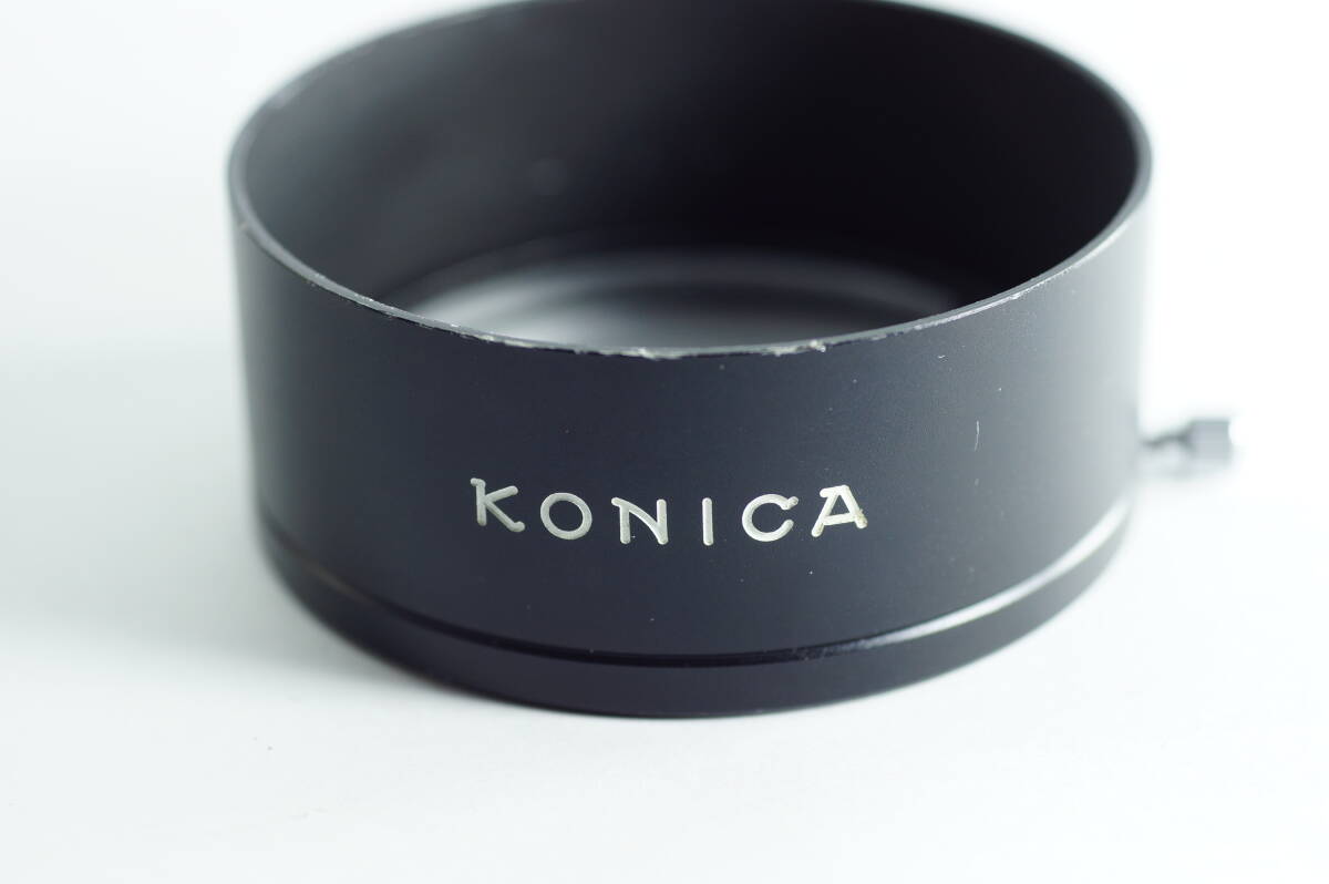 Pmini-01『キレイ』KONICA 57mm Konihood コニフード メタルレンズフード かぶせ式 取付部内径57mm KONICA コニカ レンズフード 2.7cm