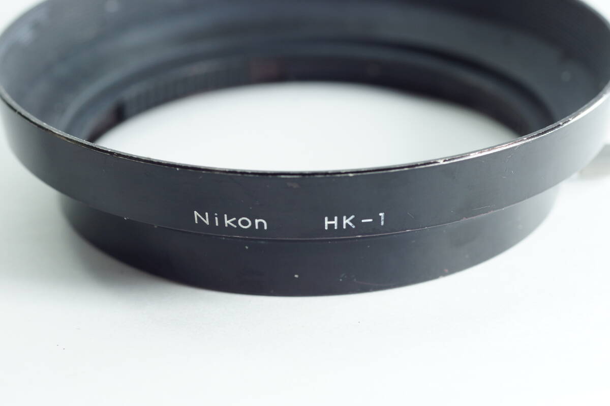 PHmini-02『並品』 Nikon HK-1 （New）NIKKOR 28-45mm F4.5 Ai NIKKOR 28-45mm F4.5 ニコン メタルフード LENS HOOD SHADE