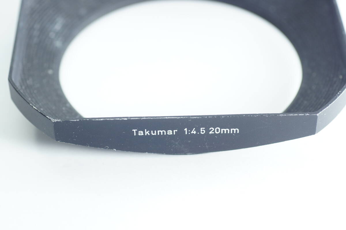 PHmini-02『並品』 PENTAX TAKUMAR 20mm F4.5 メタルレンズフード LENS HOOD SHADE ペンタックス
